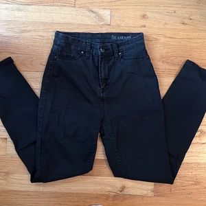 Blank NYC black denim high rise skinny jeans size 27
